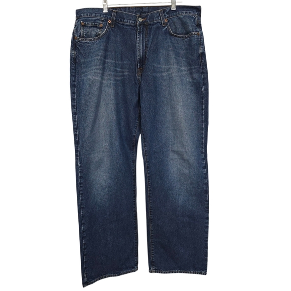 Lucky Brand Other - Mens 38x32 Lucky Brand Dungarees by Gene Montesano Classic Fit Jeans Dark Wash